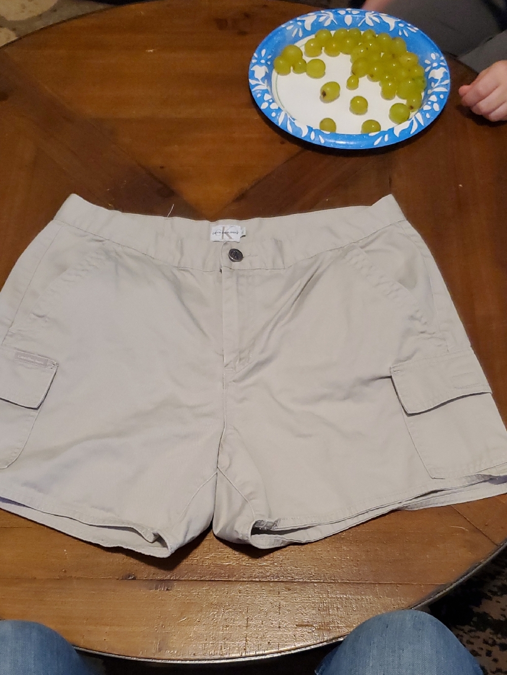 Calvin Klein Jeans Beige Cargo Shorts
